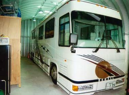 RV storage building exterior